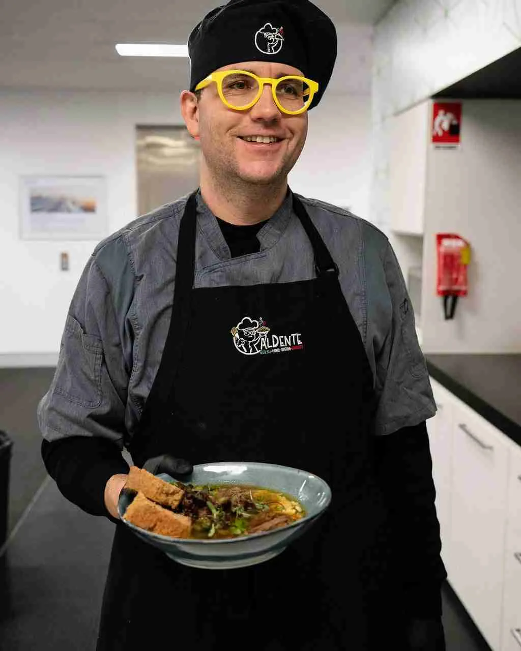 Chef Michele Guarneri at Al Dente Pasta Bar